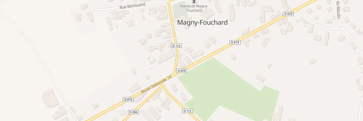 Plan du 15 Rte Nationale 19 à Magny-Fouchard