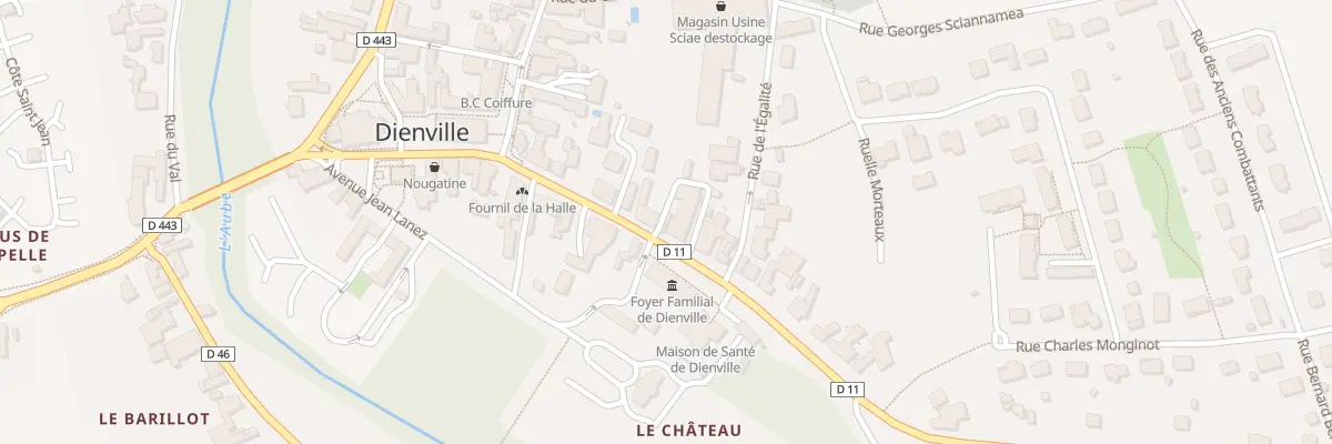 Plan du 21 Av Paul Girard à Dienville