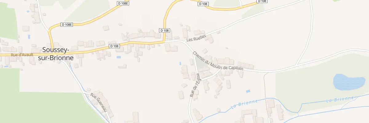 Plan du 6 Rue de l’Eglise à Soussey-sur-Brionne