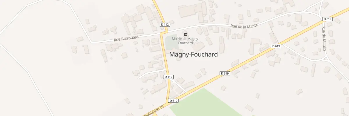 Plan du 1 Rue de l’Eglise à Magny-Fouchard