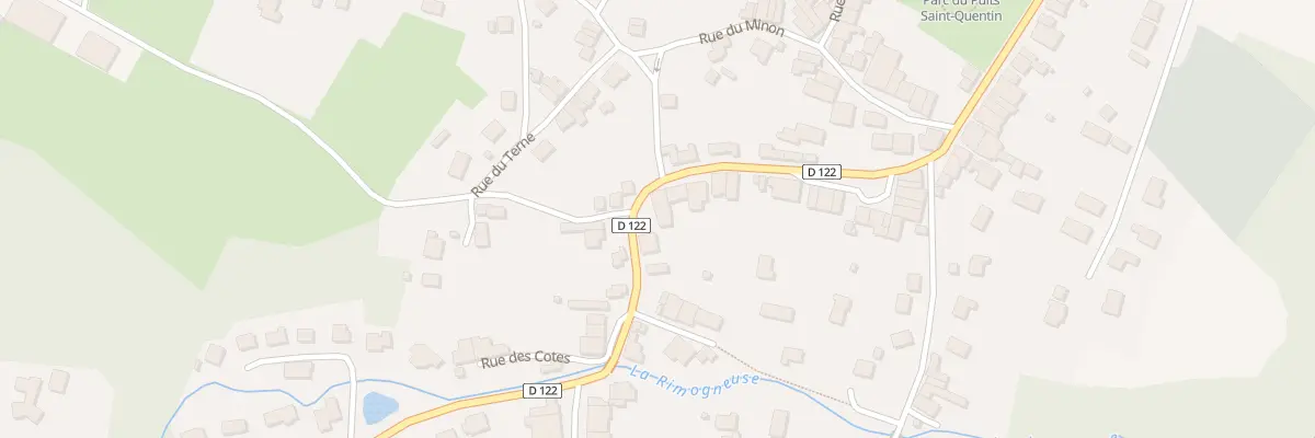 Plan du 233 Rue Jules Guesde à Rimogne