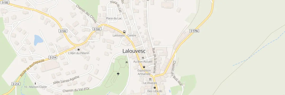 Plan du 5145 Le Village à Lalouvesc