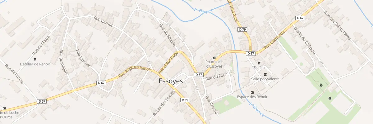 Plan du 27 Rue Victor Hugo à Essoyes