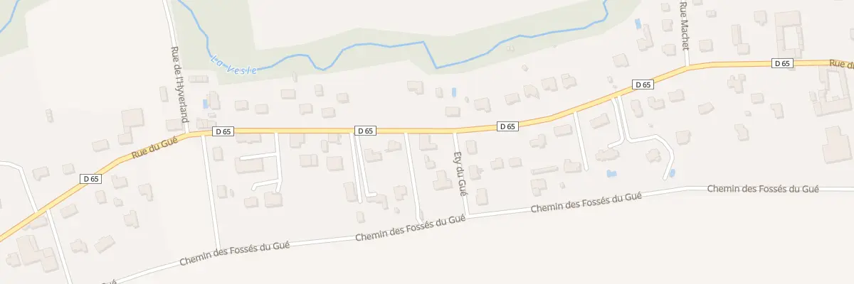 Plan du 308 Rue du Gué à Courtisols