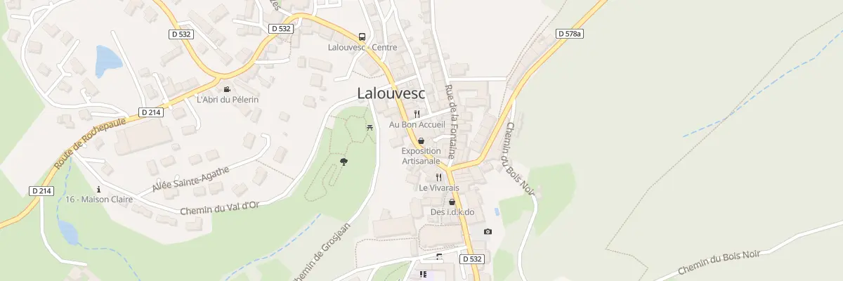 Plan du 8 Rue des Cévennes à Lalouvesc