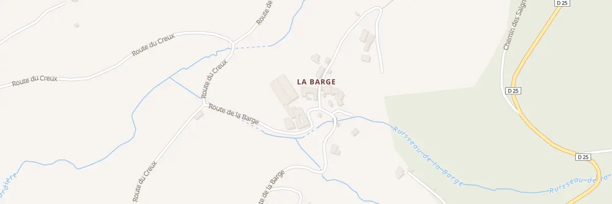 Plan du 5069 La Barge à Montromant
