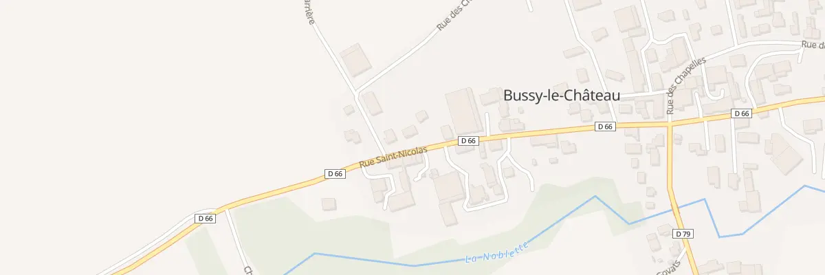 Plan du 20 Rue Saint-Nicolas à Bussy-le-Château