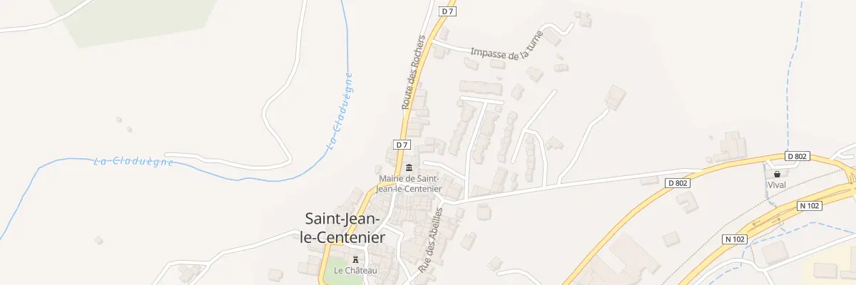 Plan du 5349 Le Village à Saint-Jean-le-Centenier
