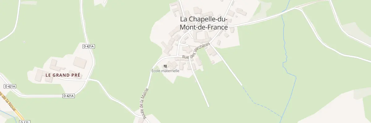 Plan du 5003 Au Bourg à La Chapelle-du-Mont-de-France