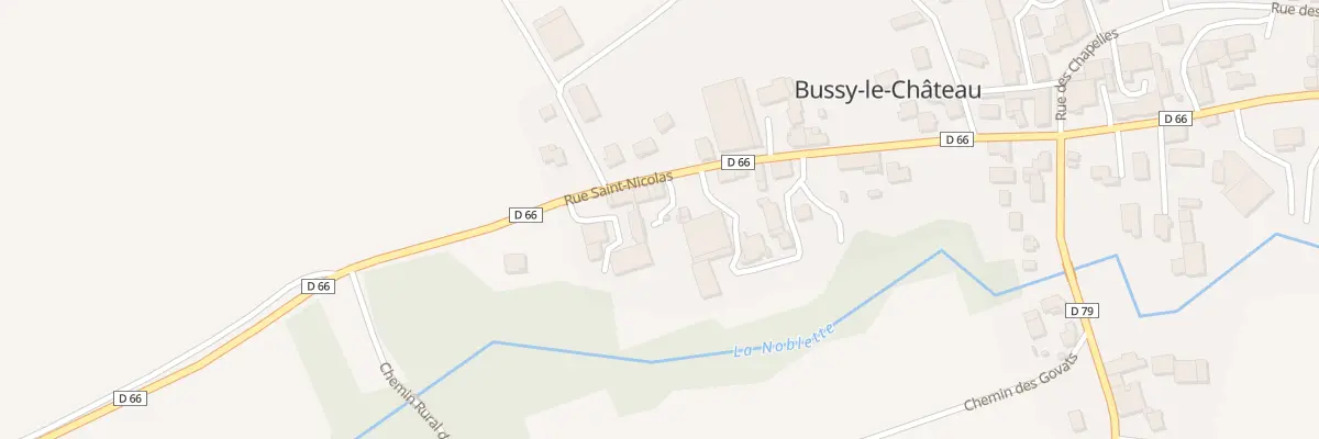 Plan du 21 Rue Saint-Nicolas à Bussy-le-Château