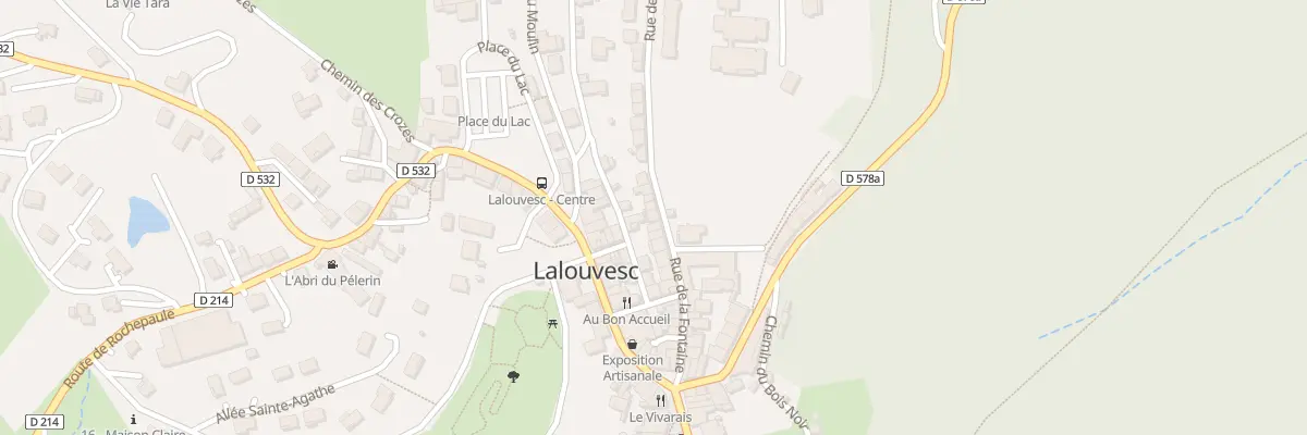Plan du 23 Rue de la Fontaine à Lalouvesc