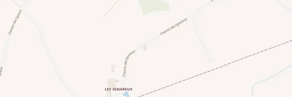 Plan du 565 Che des Ignareux à Larajasse