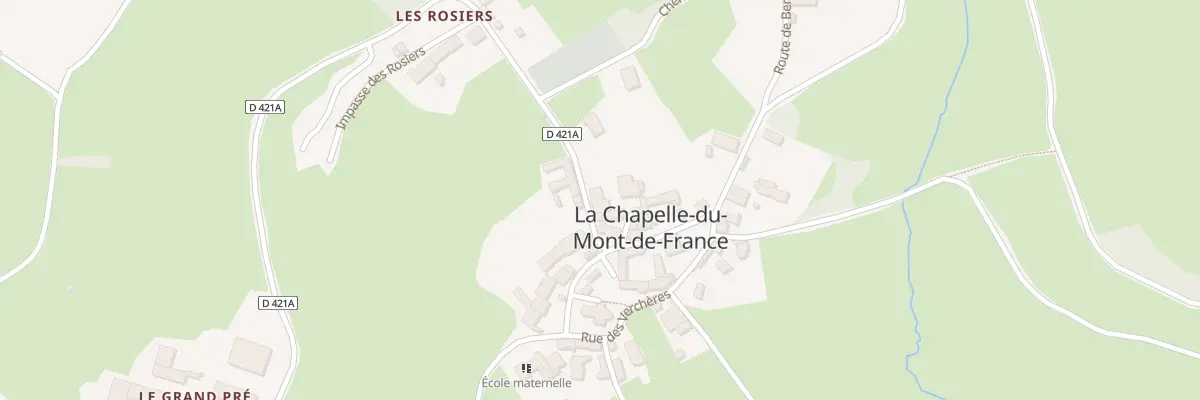 Plan du 5036 Au Bourg à La Chapelle-du-Mont-de-France