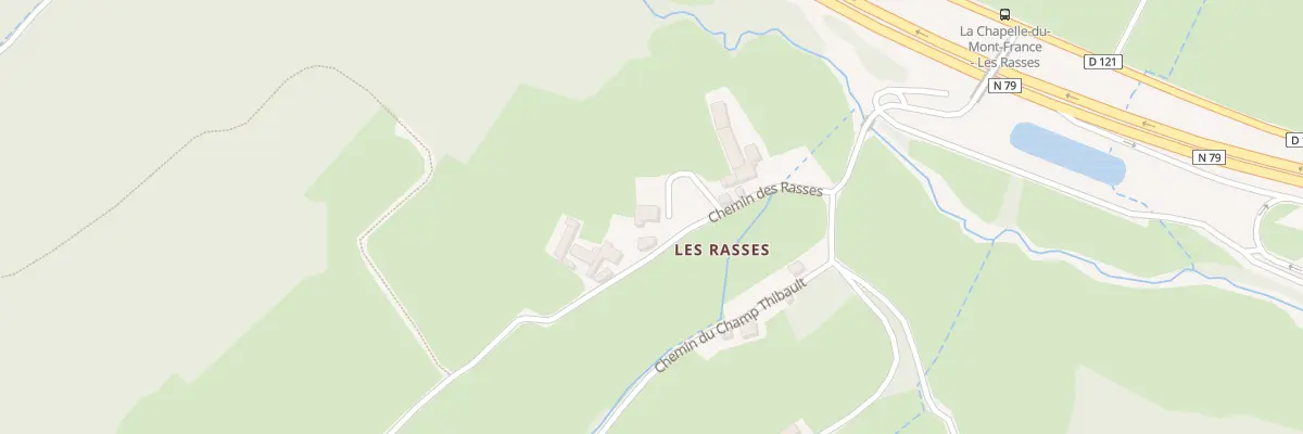 Plan du 5092 Les Rasses à La Chapelle-du-Mont-de-France