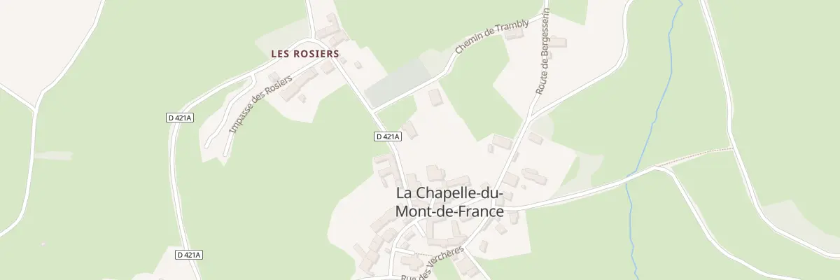 Plan du 5039 Au Bourg à La Chapelle-du-Mont-de-France