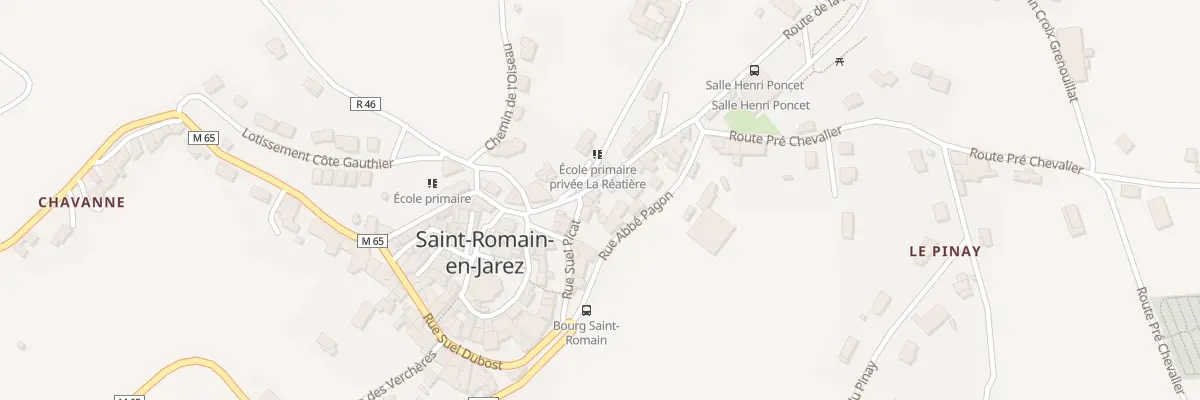 Plan du 44 Rue Porte Revanche à Saint-Romain-en-Jarez