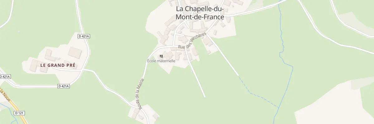 Plan du 5005 Au Bourg à La Chapelle-du-Mont-de-France