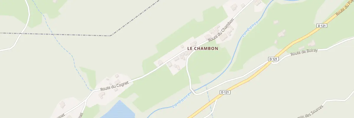 Plan du 55 Rte du Cognet à Vocance