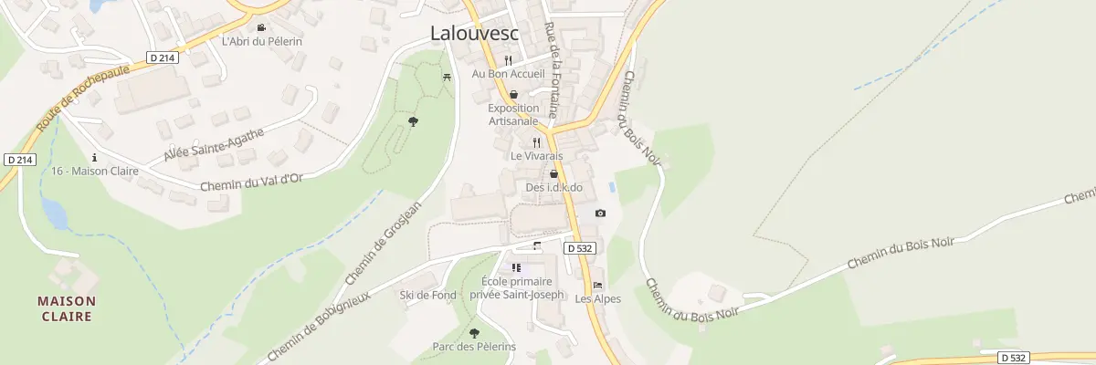 Plan du 3 Rue Saint Francois Regis à Lalouvesc
