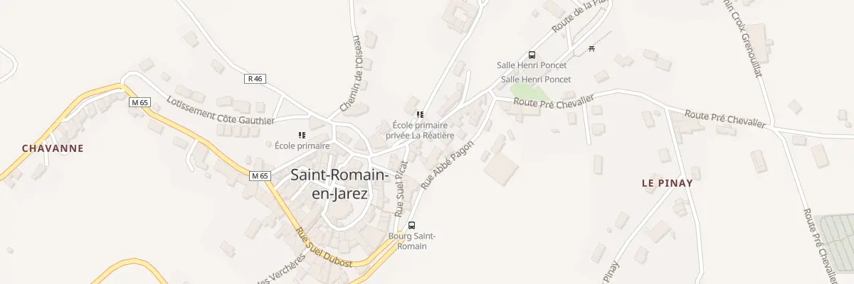 Plan du 54 Rue Porte Revanche à Saint-Romain-en-Jarez