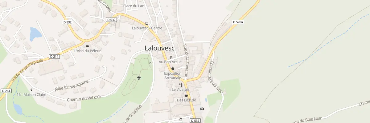 Plan du 7 Rue de la Fontaine à Lalouvesc