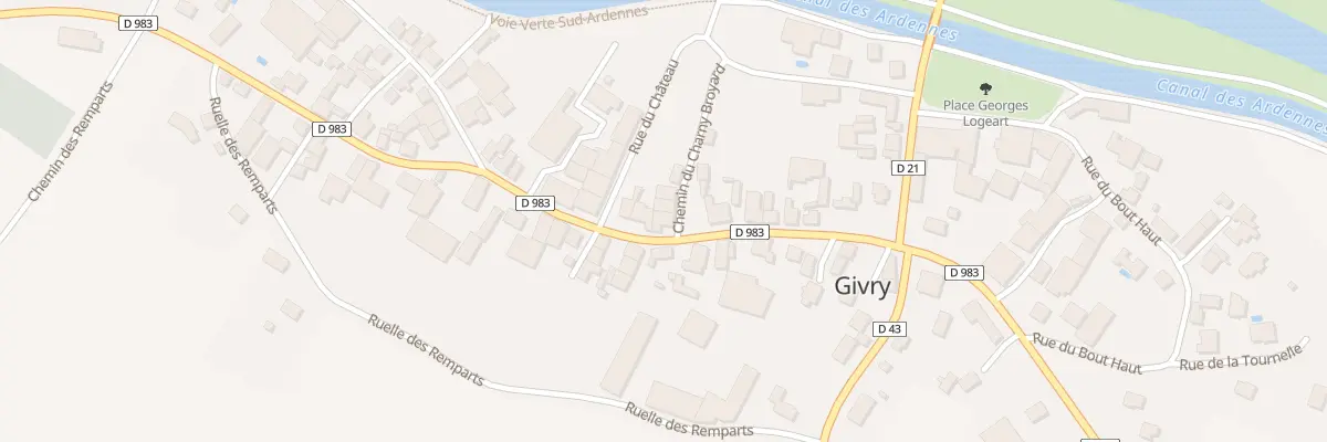 Plan du 1 Che du Charny Broyard à Givry