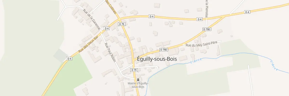 Plan du 12 Rue de la Lauchere à Éguilly-sous-Bois