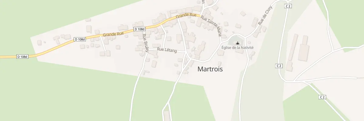 Plan du 4 Rue Le Lièvre à Martrois