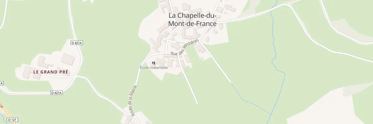 Plan du 5006 Au Bourg à La Chapelle-du-Mont-de-France