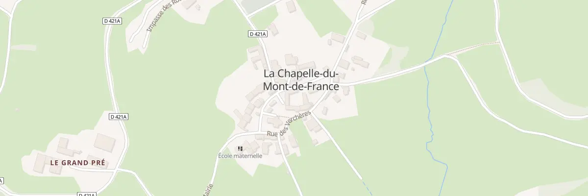 Plan du 5027 Au Bourg à La Chapelle-du-Mont-de-France