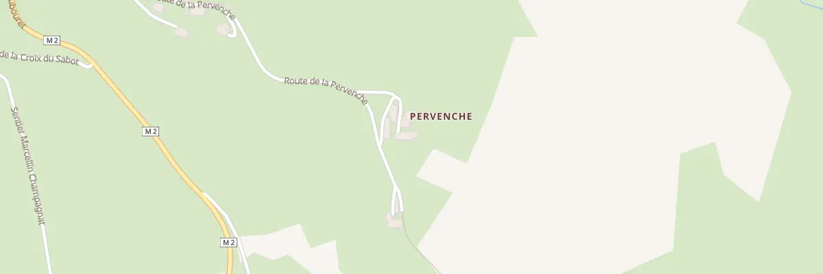 Plan du 617 Rte de la Pervenche à La Valla-en-Gier