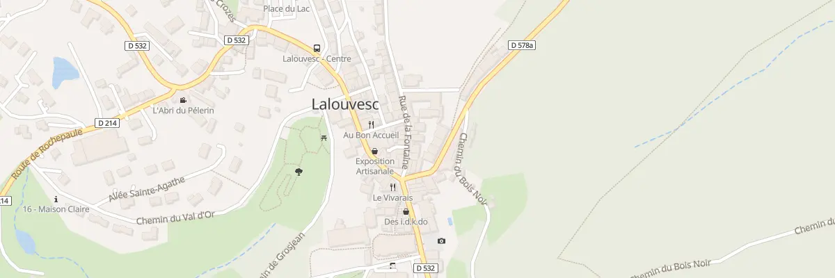 Plan du 10 Rue de la Fontaine à Lalouvesc