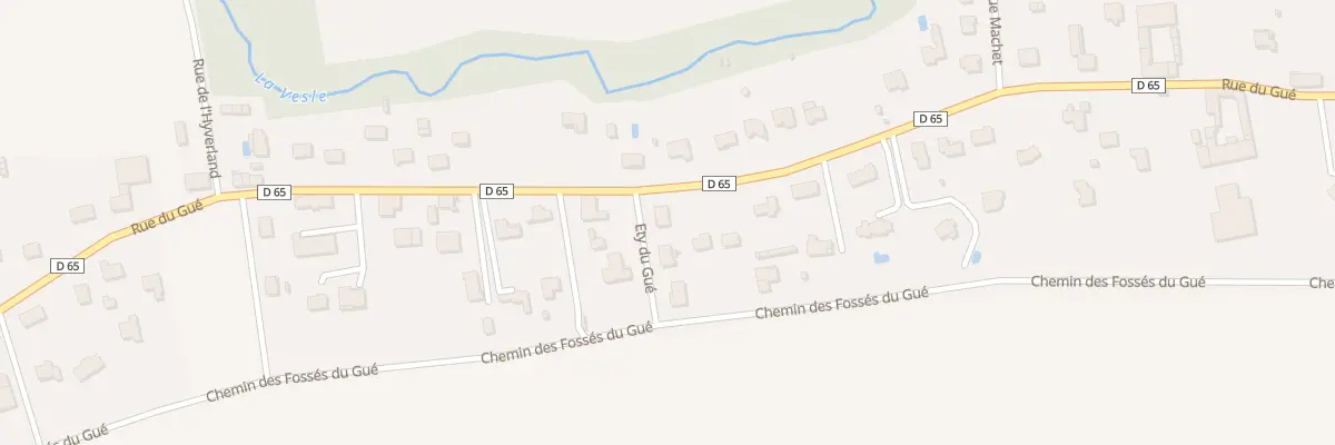 Plan du 316 Rue du Gué à Courtisols