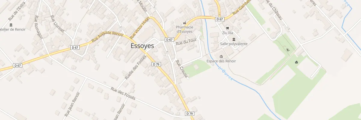 Plan du 14 Rue Creuse à Essoyes