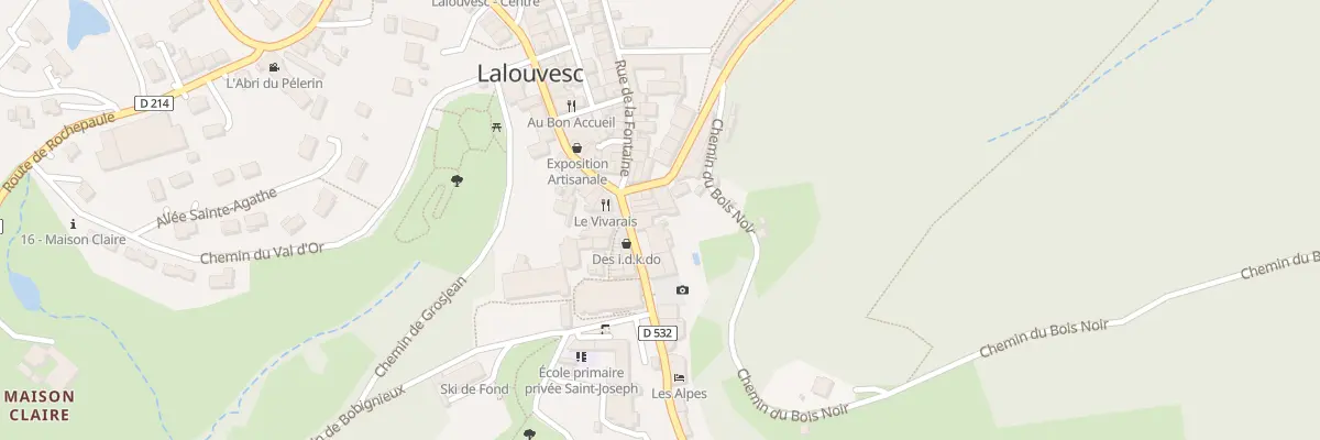 Plan du 7 Rue des Alpes à Lalouvesc