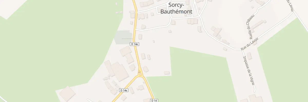 Plan du 4 Rue de la Grange aux Bois à Sorcy-Bauthémont