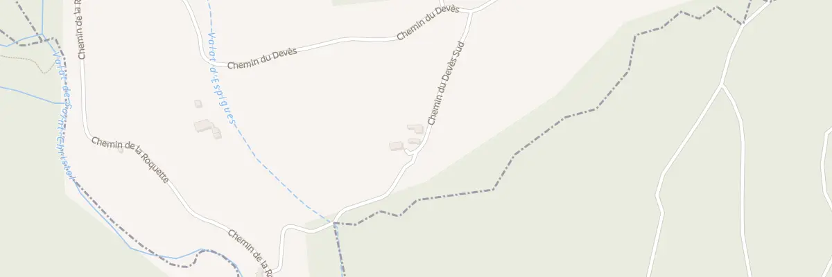 Plan du 5082 Le Deves Sud à Aiguèze