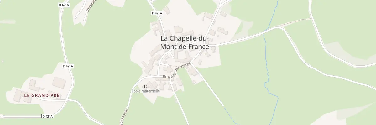 Plan du 5015 Au Bourg à La Chapelle-du-Mont-de-France