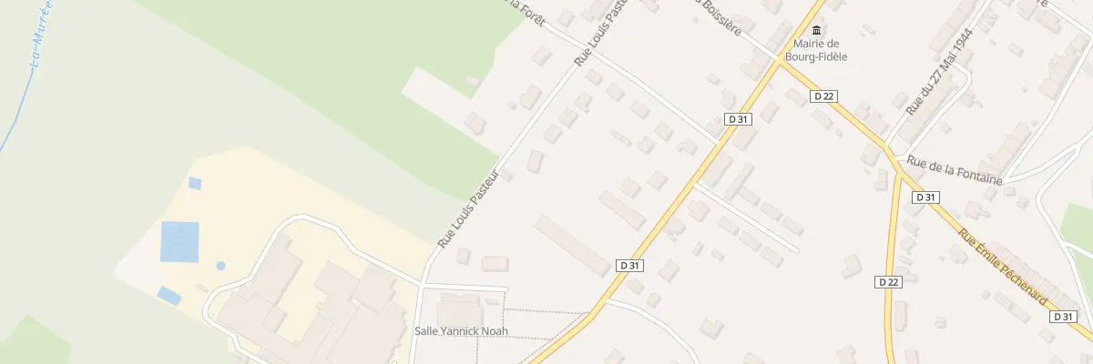 Plan du 33 Rue Louis Pasteur à Bourg-Fidèle