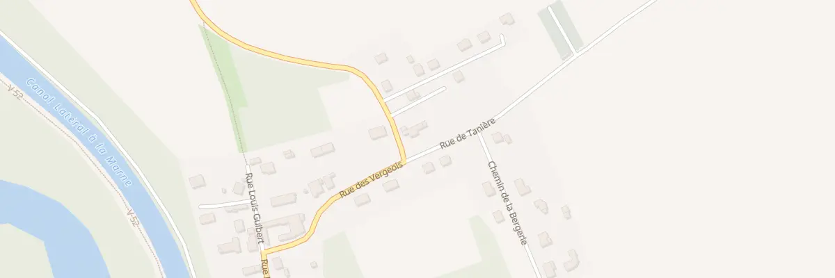 Plan du 14 Rue des Vergeois à Soulanges
