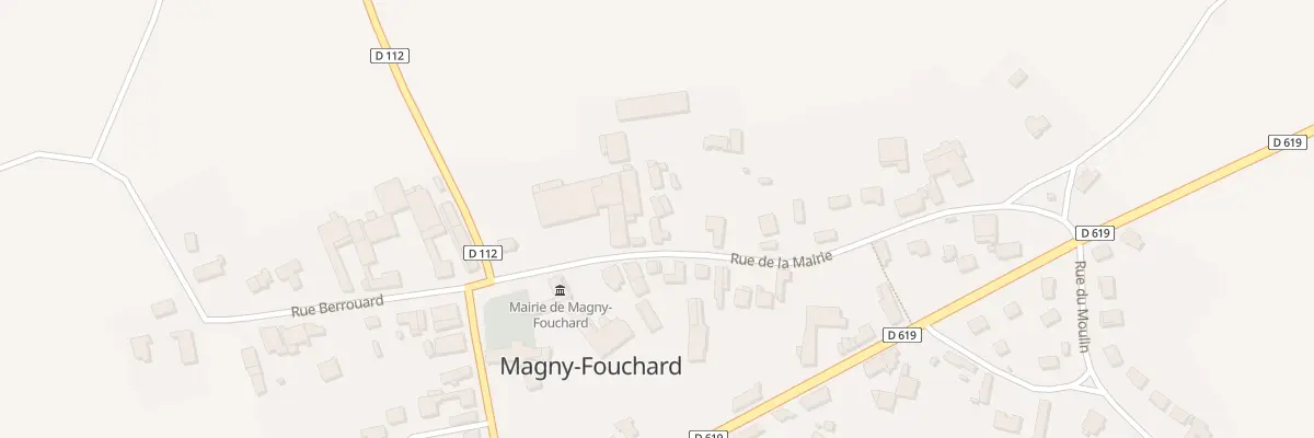 Plan du 3 Rue de la Mairie à Magny-Fouchard