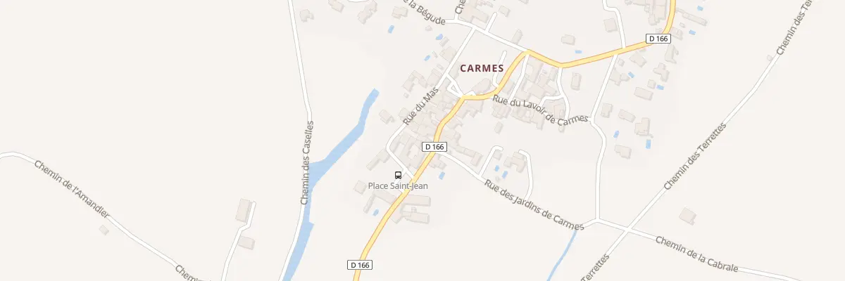 Plan du 5059 Carmes à Sabran