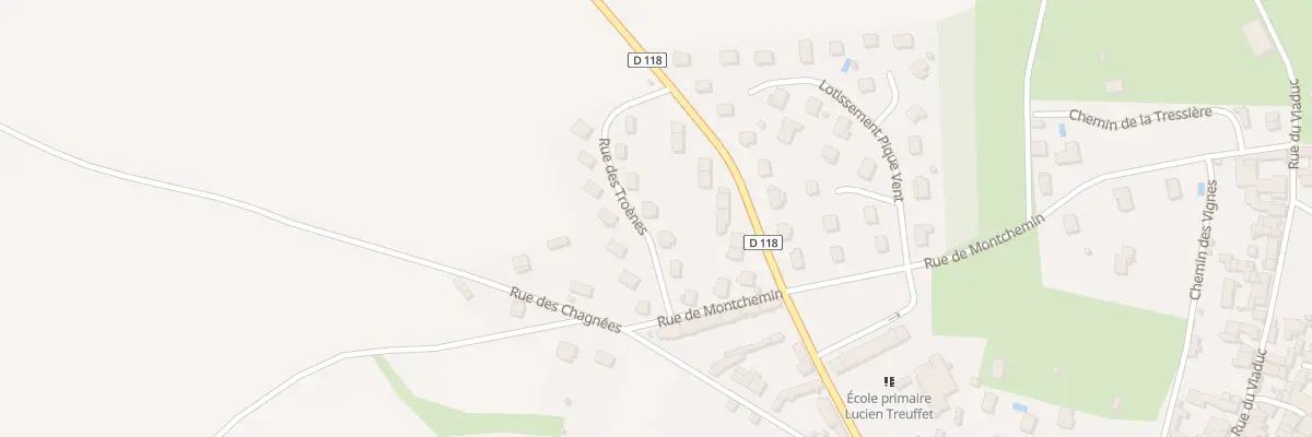 Plan du 6 Rue des Troenes à Sainte-Colombe-sur-Seine