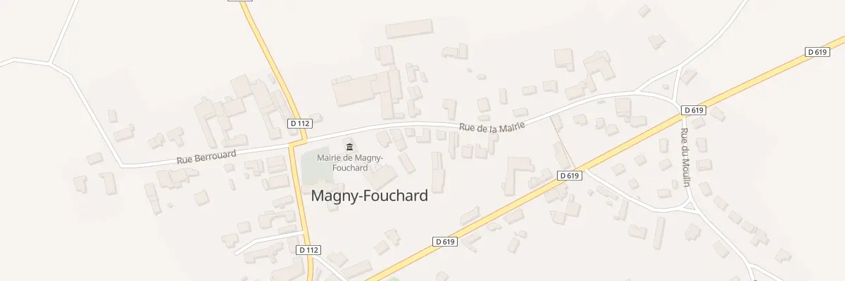 Plan du 8 Rue de la Mairie à Magny-Fouchard