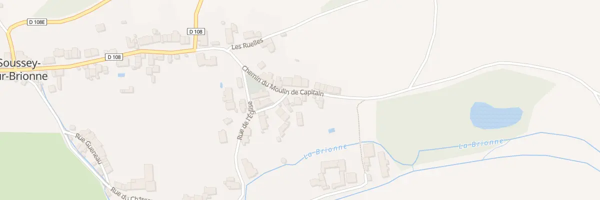 Plan du 6 Che du Moulin Capitain à Soussey-sur-Brionne