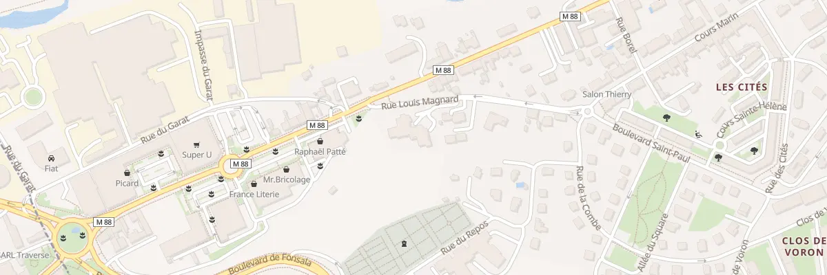 Plan du 7 Rue Louis Magnard à L’Horme