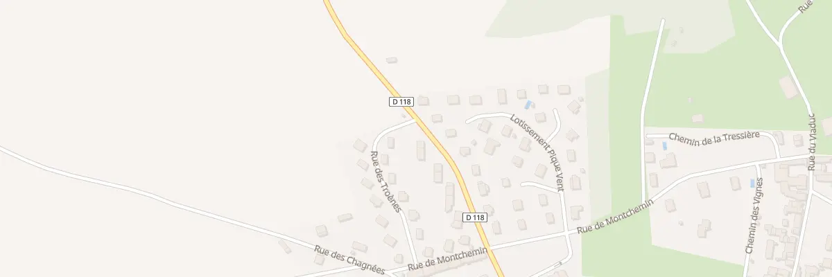 Plan du 9033 Rue de la Croix de la Borde à Sainte-Colombe-sur-Seine
