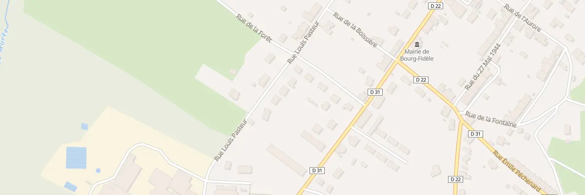 Plan du 29 Rue Louis Pasteur à Bourg-Fidèle