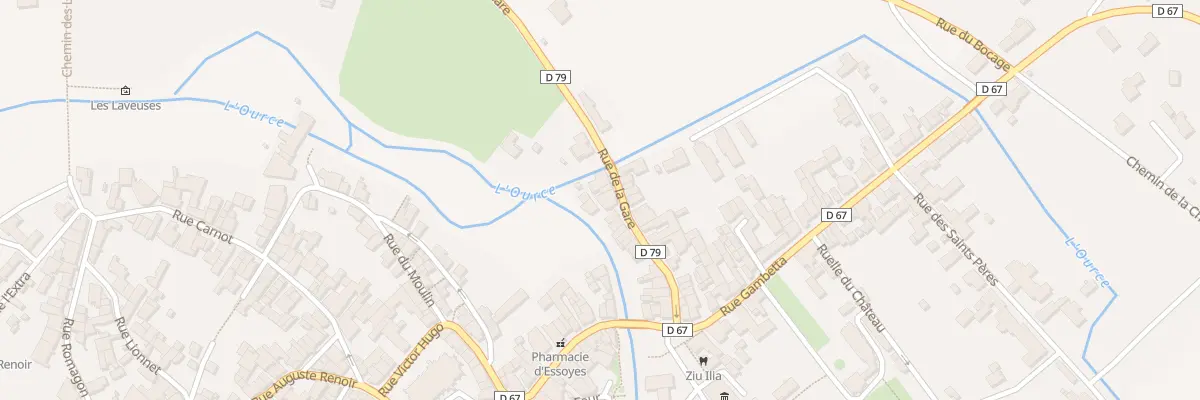 Plan du 17 Rue de la Gare à Essoyes