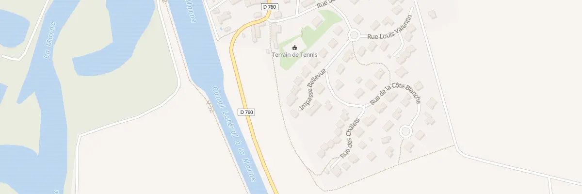 Plan du 4 Imp Bellevue à Soulanges